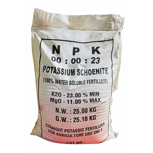 00-00-23 NPK Potassium Schoenite