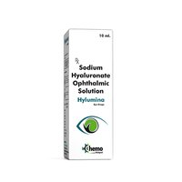 Sodium Hyaluronate Ophthalmic Solution - 0.1% Lubricant Liquid Eye Drops | Relieves Dry Eyes, Protects Against Irritation, Suitable For Adults And Teenagers