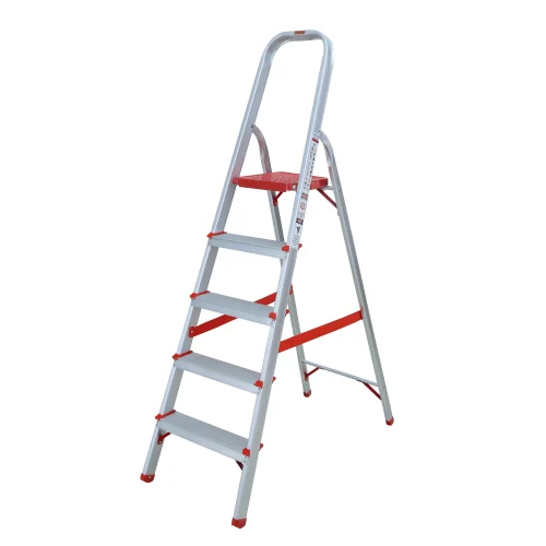 SBS Series Silver And Orange Popular Aluminium Ladder