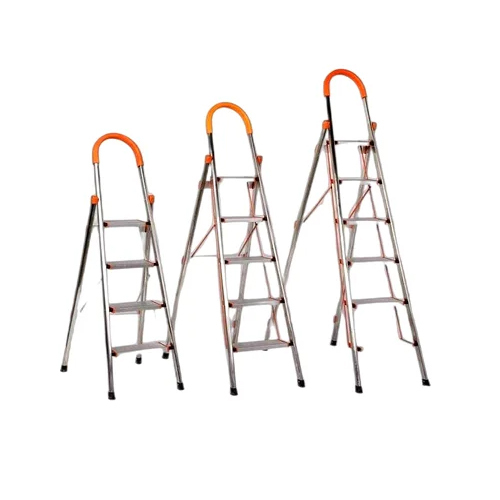 4000 Series 4 Step Steel Folding Ladder