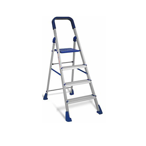 6000 Series MS Rectangular Tube Ladder With Aluminium Step