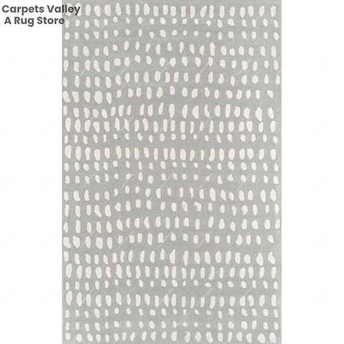 Grey And White Dalmatian Floor Rug