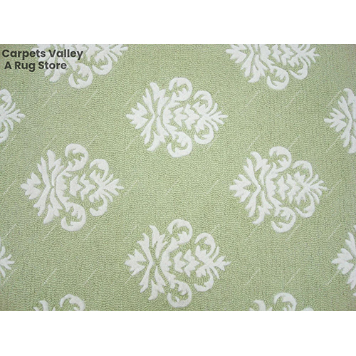 Green Damask Rug