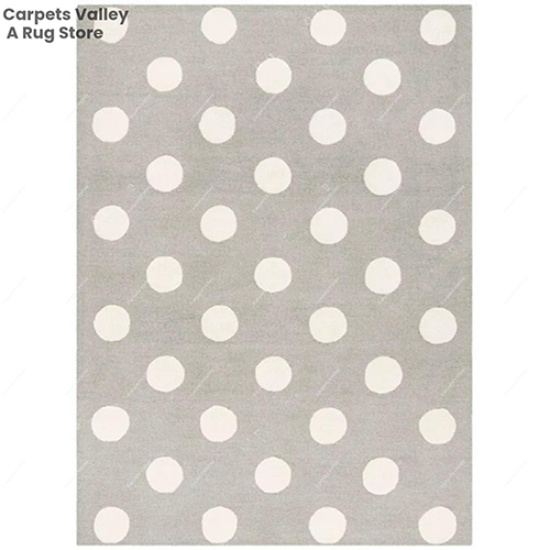 Grey Brenner Polk Dots Rug