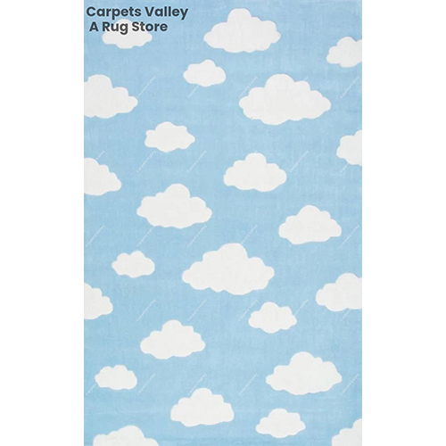 Baby Blue Cloud Floor Rug