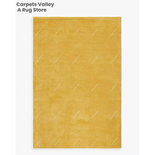 Mustard Plain Floor Rug