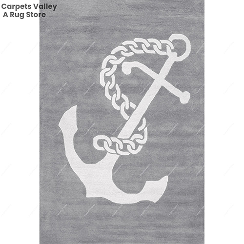 Gray Ancor Floor Rug