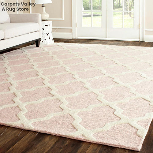 Cambridge Luisa Pink Loop And Cut Pile Rug