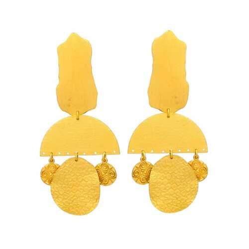 Golden Chandelier Earrings