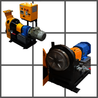 Disc Mill - Steel, 1000x500x1500 Mm, 5-15 Kw Power, 50-200 Kg/hr Capacity, 250-500 Mm Disc Diameter, Ac Induction Motor, Emergency Stop Safety Feature
