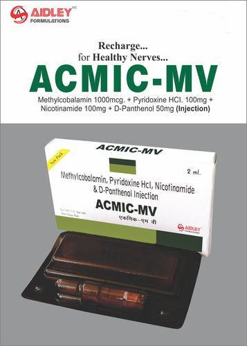 Injection Methylcobalamin 1000mcg + Pyridoxine 100mg + D-Panthenol  50mg + Nicotinamide 100mg