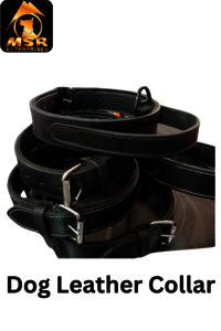 Leather Ultimate Padded Dog Collar Export