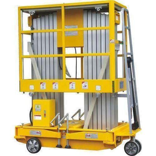 Aluminum Aerial Work Platform - Color: Yellow