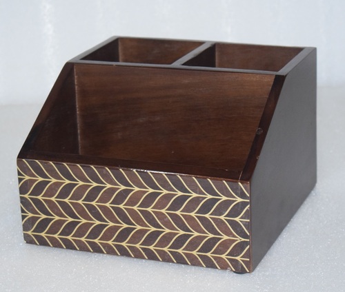 9 Inch Wooden Decorative Cutlery Holder
