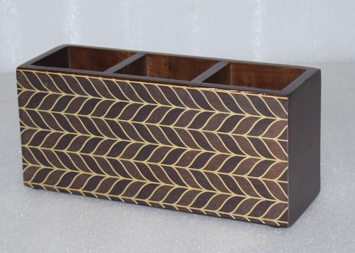 11 Inch Wooden  Cutlery Holder