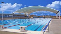 swimming pool tensile structure