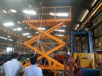 Stationery Single Floor Scissor Lift