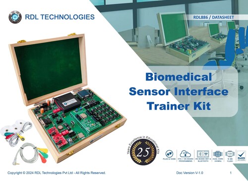 Biomedical Sensor Interface Trainer Kit - Usage: For Industrial