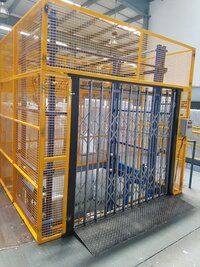 Goods Lift with wire mesh enclosure