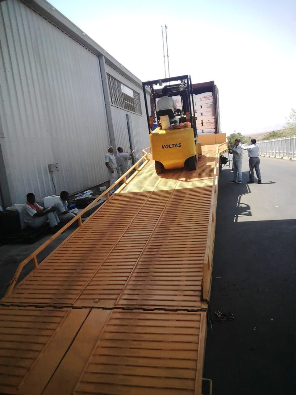 Container Loading Dock Ramp