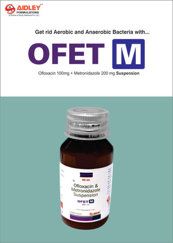 Liquid Ofloxacin 100mg + Metronidazole 200mg/5ml