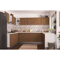 Residential U Shaped Modular Kitchen - Feature: Easy To Clean