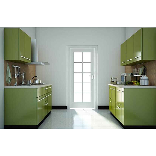 Modern Parallel Shaped Modular Kitchen