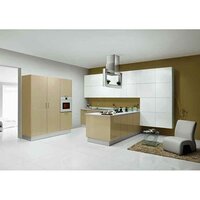 Residential U Shaped Modular Kitchen