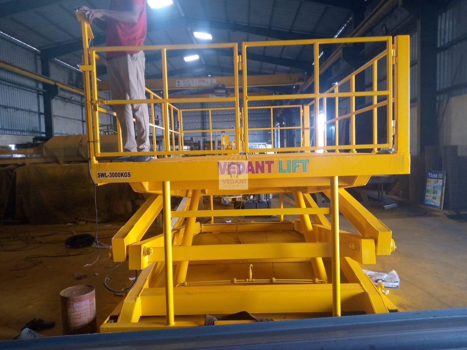 Floor Mounted Stationary Scissor Lift Table