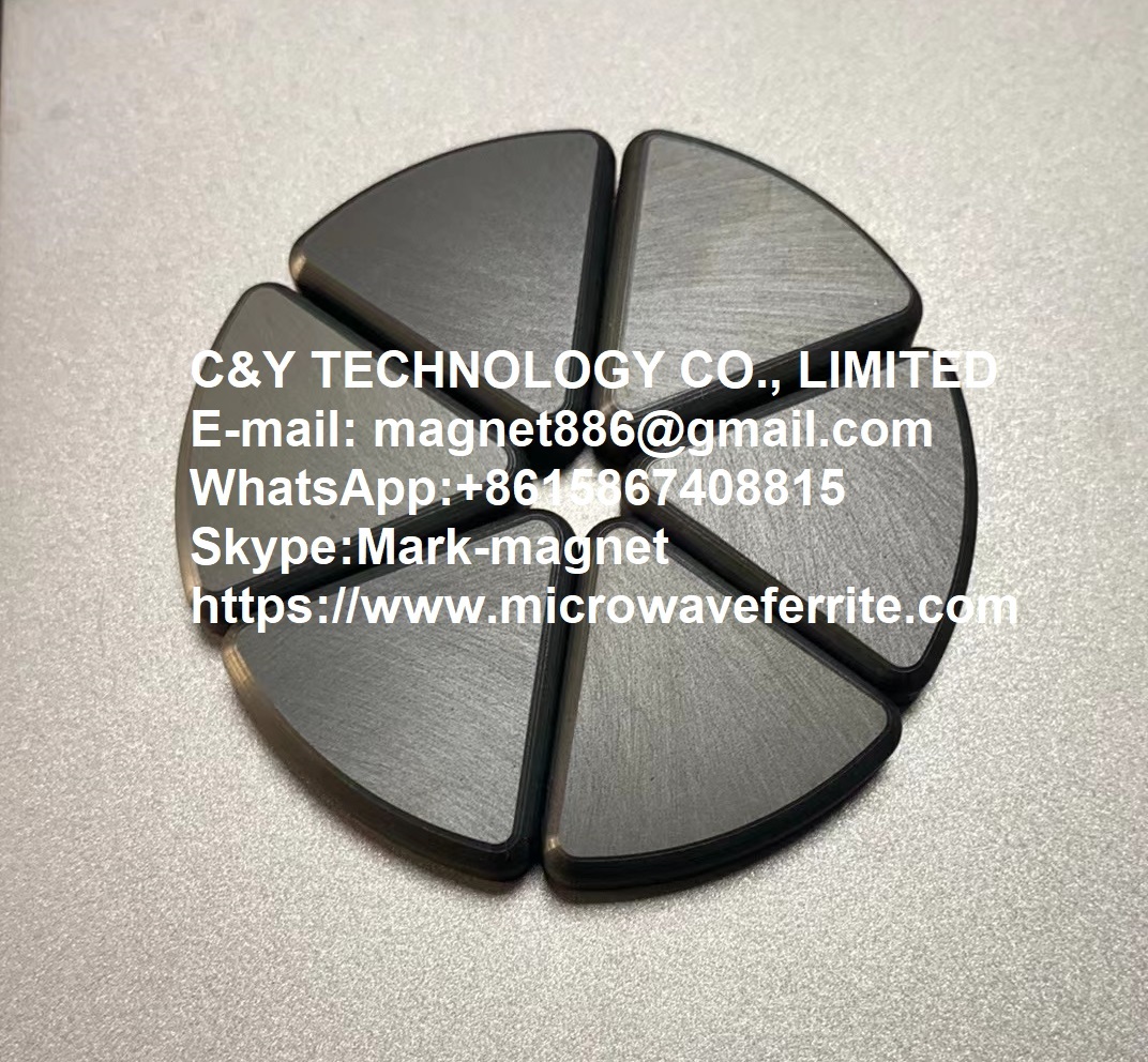 Microwave Ferrite triangle core for 6kw/10kw 2.45GHZ isolator/circulator in MPCVD