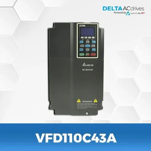 C2000 Series 11KW VFD110C43A 380V Delta Inverters AC Drive