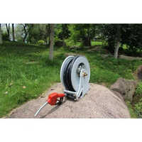 White Diesel Hose Reel