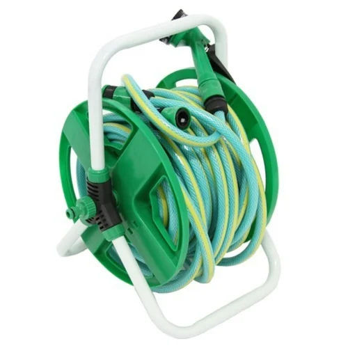 Green Garden Hose Reel