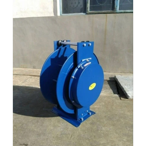 Blue Military Fuel Hose Reel