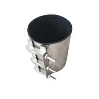 Silver Pipe Repair Clamp