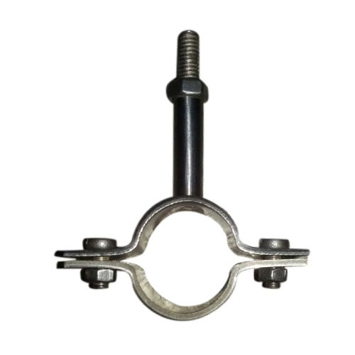 Silver Ss Pipe Clamp