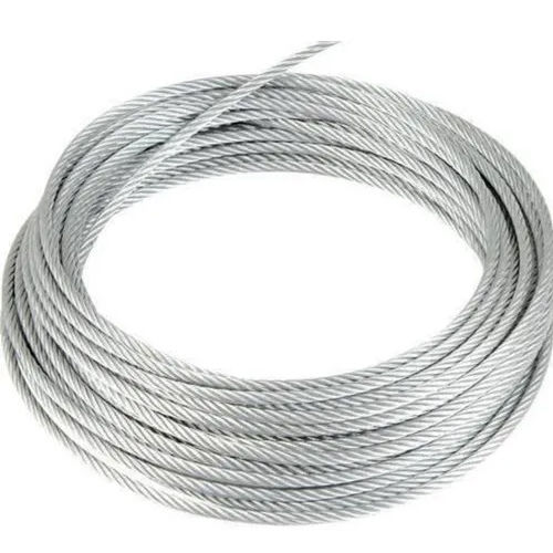 Silver 20Mm Stainless Steel Wire Rope