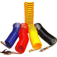 Industrial Polyurethane Recoil Hose Assembly - Multicolor, Various Sizes, Up To 20 Kg/cm2 Pressure, Round Shape, Industrial Use, Warranty Included
