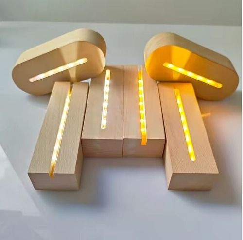 LED Wooden Base