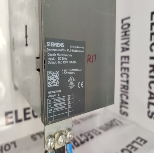 SIEMENS 6SL3120-2ET21-8AA3 DOUBLE MOTOR MODULE