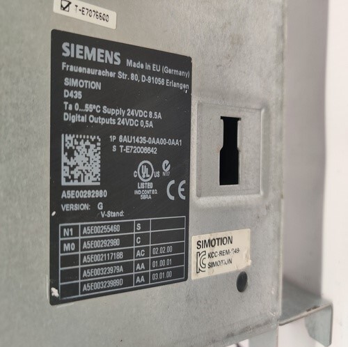 SIEMENS 6AU1435-0AA00-0AA1 CONTROL UNIT