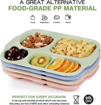 DIVIDED PLATES, 5 COMPARTMENTS