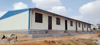 Prefabricated Site Labour Quarters - Color: White Blue