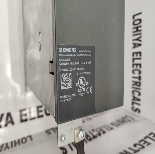 SIEMENS 6SL3100-1CE14-0AA0 CAPACITOR MODULES