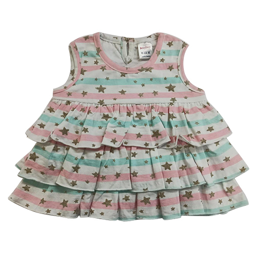 Girls Half Sleeve Frock