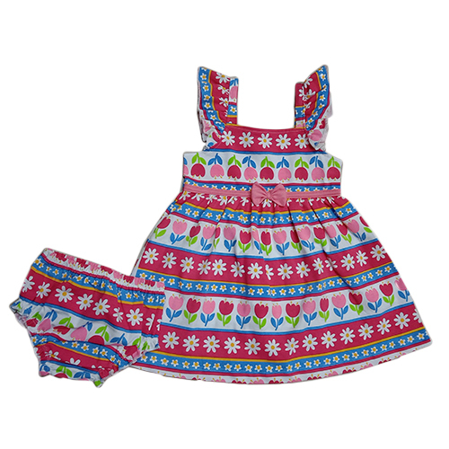 Half Sleeve Girls Frock