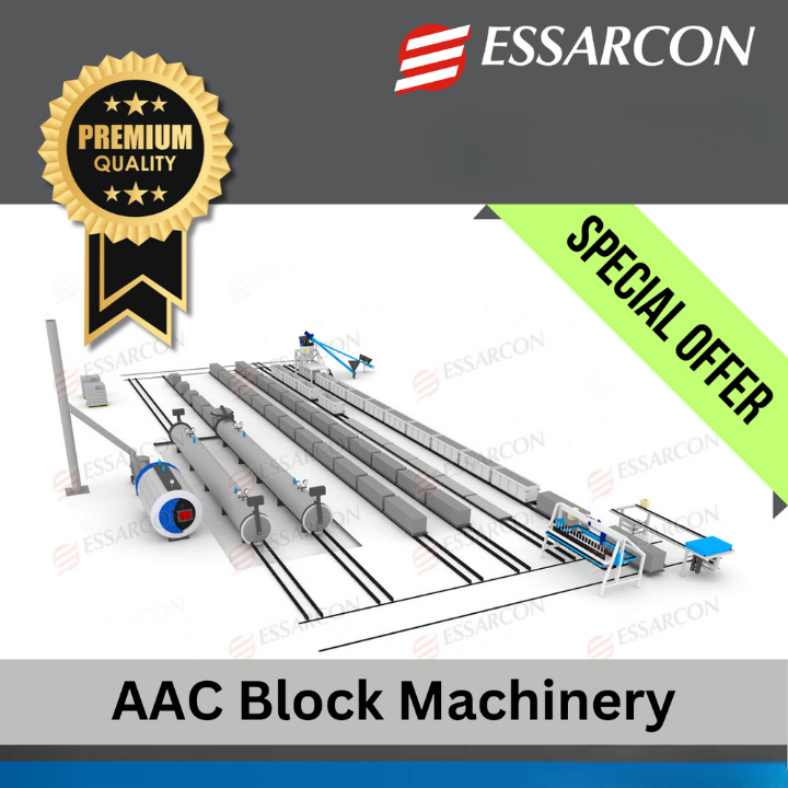 Aac Light Weight Brick Making Machine - Color: Yellow