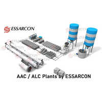 Grey Ms Fully Automatic Aac Block Machine