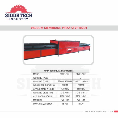 Vacuum Press Machine Double Trolly - Machine Style: Horizontal