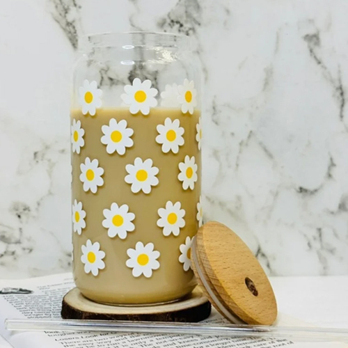 Glass Can Mug